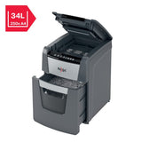 Rexel Optimum Auto Feed+ 90 Sheet Automatic Cross Cut P4 Paper Shredder