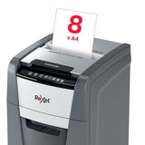 Rexel Optimum Auto Feed+ 130 Sheet Automatic Cross Cut P4 Paper Shredder