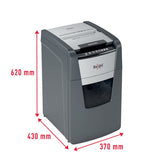 Rexel Optimum Auto Feed+ 130 Sheet Automatic Cross Cut P4 Paper Shredder