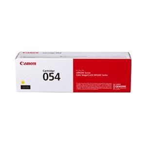 Canon 054 Yellow Toner Cartridge 1,200 Pages Original 3021C002 Single-pack