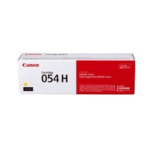 Canon 054H Yellow Toner Cartridge 2,300 Pages Original 3025C002 Single-pack