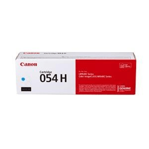 Canon 054H Cyan Toner Cartridge 2,300 Pages Original 3027C002 Single-pack