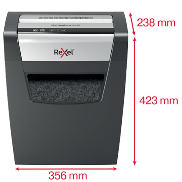 Rexel Momentum X410 Cross Cut P4 Paper Shredder 303010