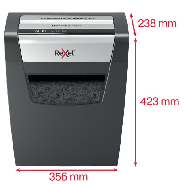 Rexel Momentum X410 Cross Cut P4 Paper Shredder 303010