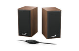 Genius SP-HF180 2-way 6 W Black and Wood Wired