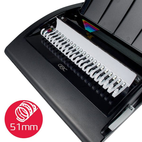 GBC CombBind C210 Manual Binding Machine with 450-sheet Binding and 25-sheet Punch Capacity 320051