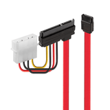 Lindy 50cm Internal SATA Cable Combined Data and Power 33365