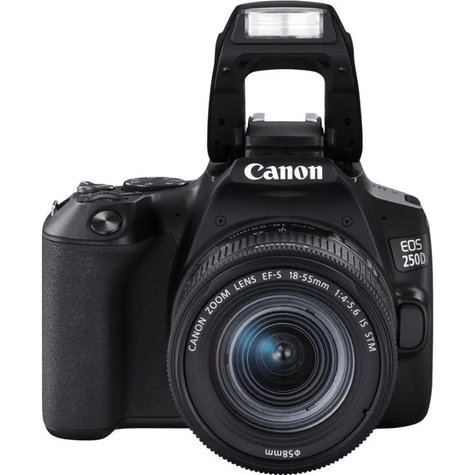 Canon 24.1MP EOS 250D SLR Camera Kit Black 3454C013