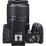 Canon 24.1MP EOS 250D SLR Camera Kit Black 3454C013