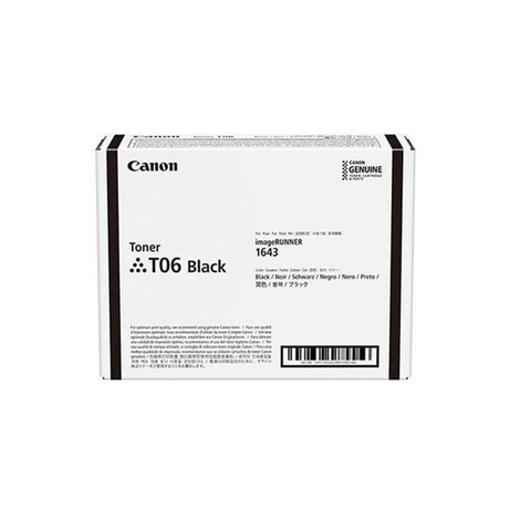 Canon T06 Black Toner Cartridge 20,500 Pages Original 3526C002 Single-pack