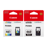 Canon PG460 Black and CL461 Colour Printer Ink Cartridge Original Multi-pack 3711C004