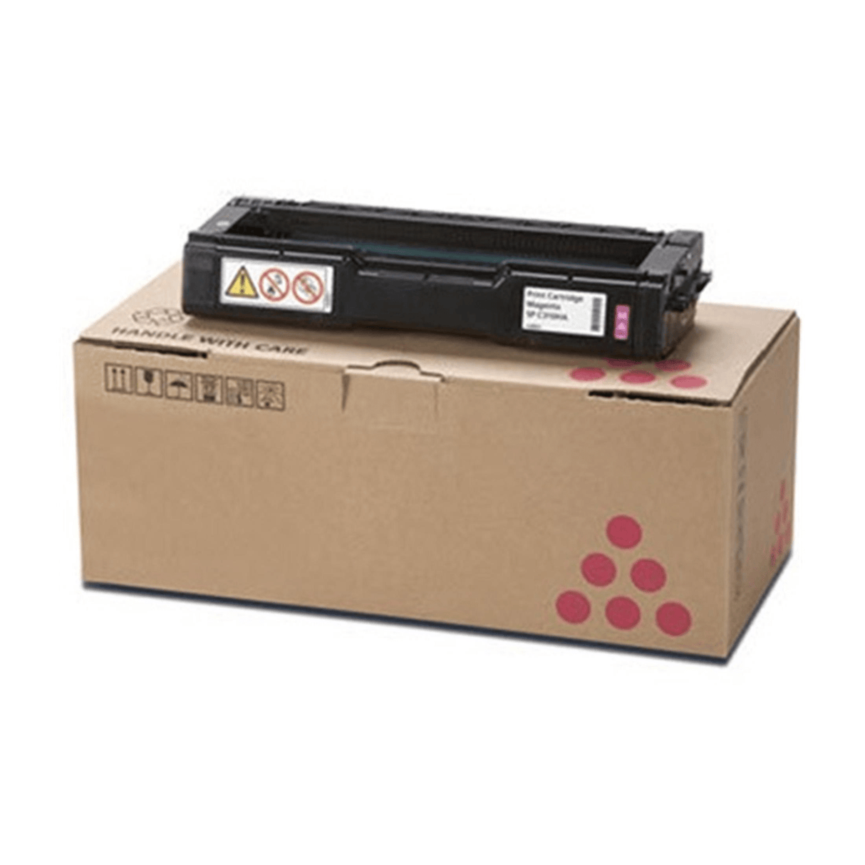 Ricoh SP C340 SP C342 25,000 Pages Magenta Toner Cartridge Original 407640 Single - pack