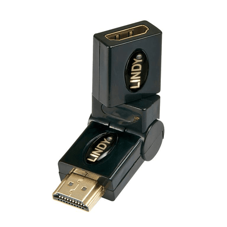 Lindy HDMI Male to Female 360-Degree Adapter 41096