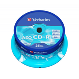 Verbatim 700MB 52x CD-R Crystal Spindle 25-pack 43352