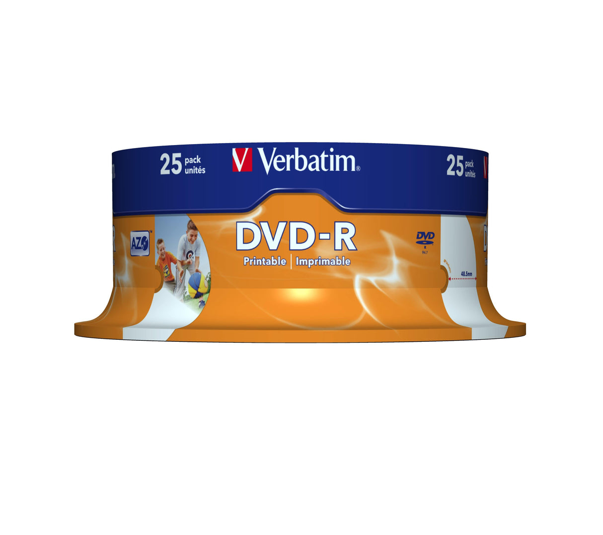 Verbatim 43538 Blank DVD 4.7GB DVD-R 25-pack