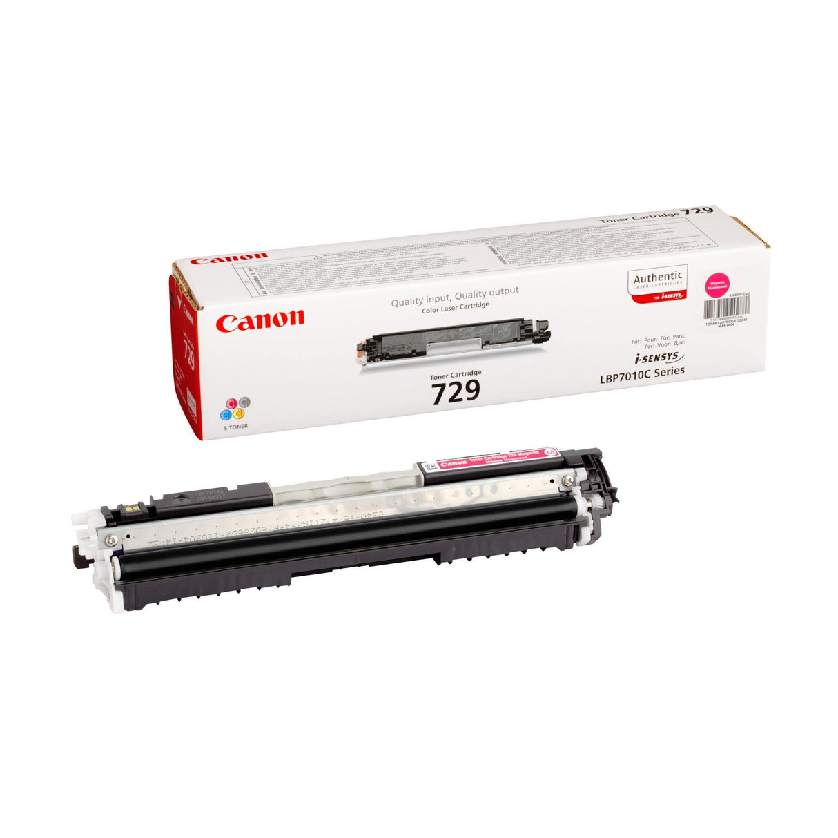 Canon 729M Magenta Toner Cartridge 1,000 Pages Original 4368B002 Single-pack