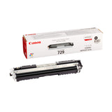 Canon 729BK Black Toner Cartridge 1,200 Pages Original 4370B002 Single-pack