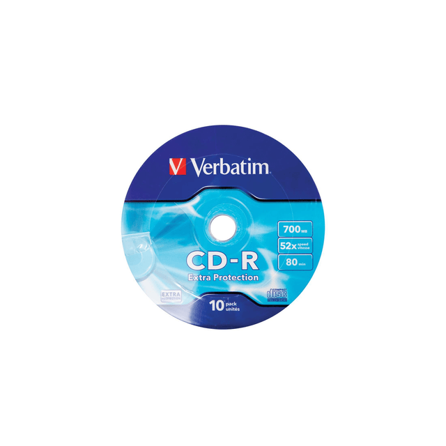 Verbatim CD-R 52X 700MB 10PK OPS Wrap EP 10-pack