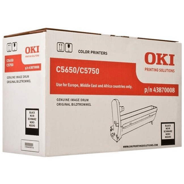 OKI Black Image Drum for C5650 5750 Printer Original 43870008