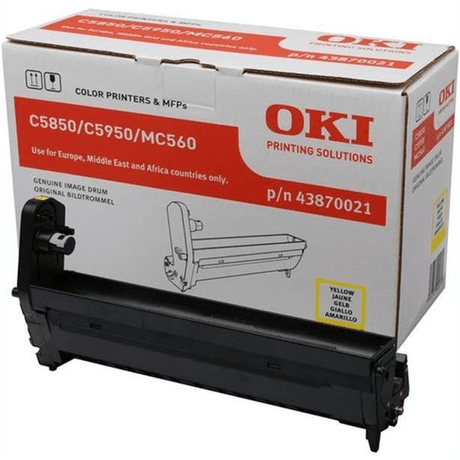 OKI Yellow Image Drum for C5850 5950 Printer Original 43870021