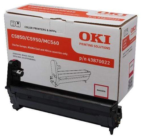 OKI Cyan Image Drum for C5850 5950 Printer Original 43870023