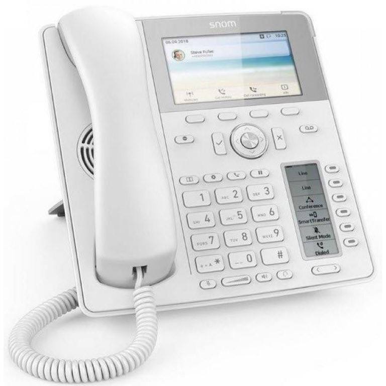 Snom D785 12-line Desktop SIP Phone Hi-Res 4.3-inch Colour TFT Display M-D785W No PSU Included White 4392