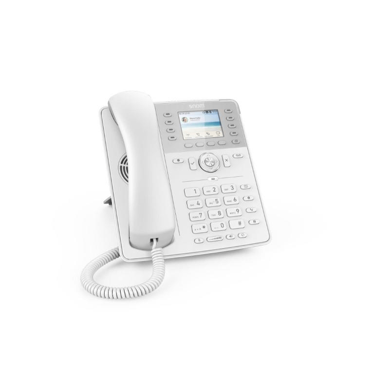 Snom D735 IP Phone TFT 12-line Desktop SIP No PSU Included Hi-Res 2.7-inch Colour Display USB White 4396