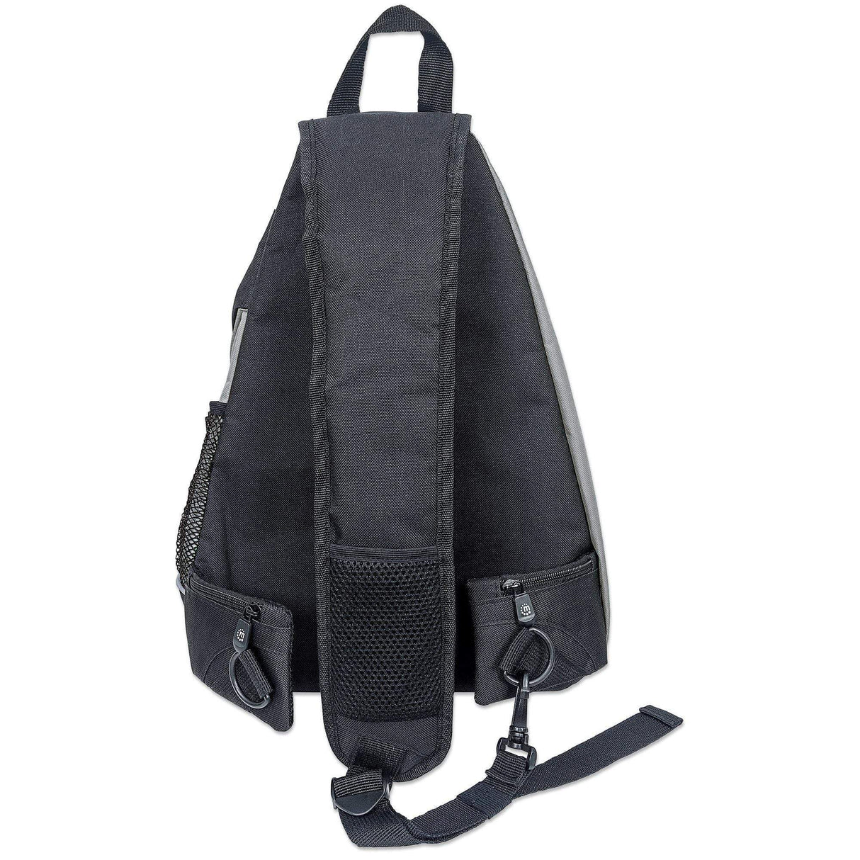 Manhattan Dashpack Backpack Black and Grey Polyester and PVC 439886