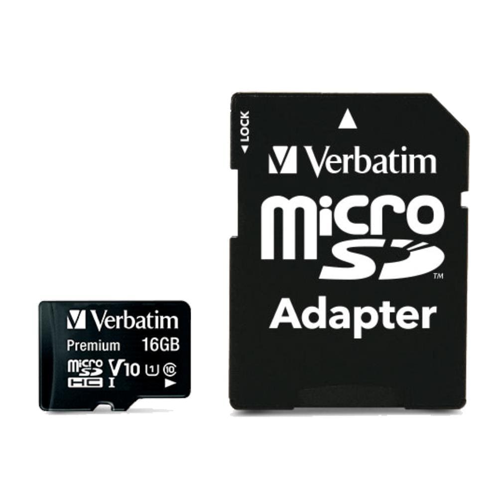 Verbatim Premium Memory Card 16GB MicroSDHC Class 10