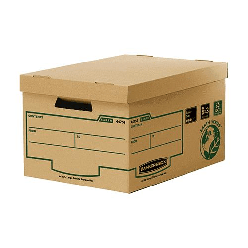 Fellowes Bankers Box Earth Series Large Off-Site Storage Box - 10 pack 44752-10