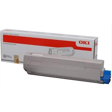 OKI 44844508 Black Toner Cartridge 10,000 Pages Original Single-pack