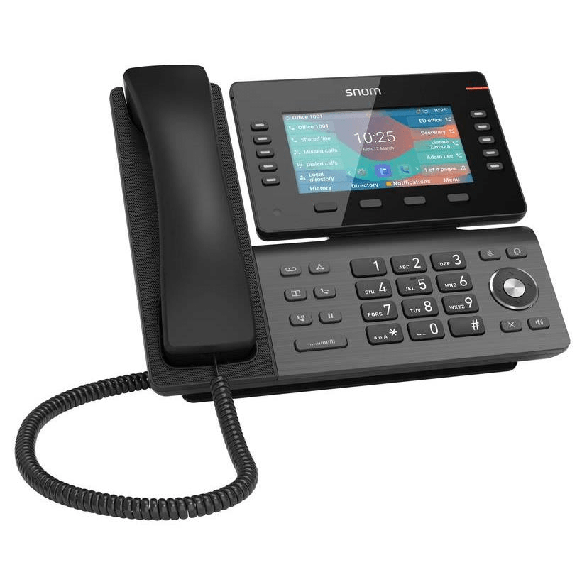 Snom D865 12-line Desktop SIP Phone 4536