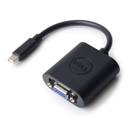Dell Mini DisplayPort Male to VGA Female Cable Adapter Black 470-13630