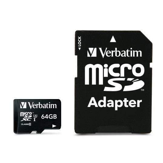 Verbatim Pro memory card 64 GB MicroSDXC UHS Class 10