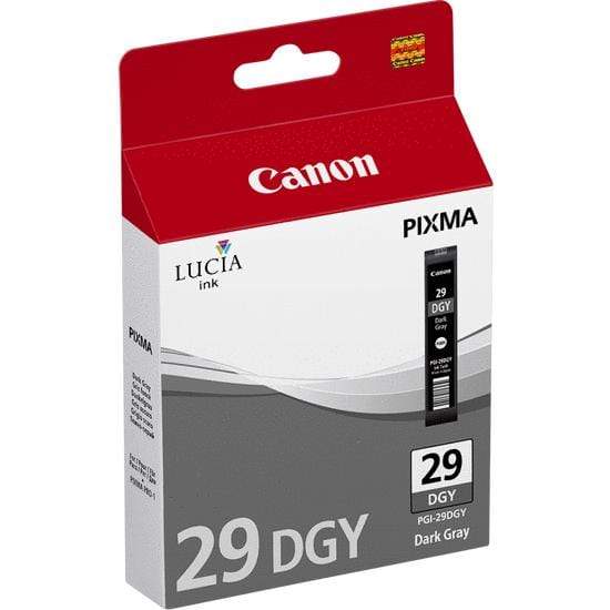 Canon PGI-29DGY Dark Grey Printer Ink Cartridge Original 4870B001 Single-pack