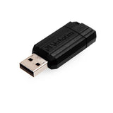 Verbatim PinStrip 32GB Black USB 2.0 Type-A USB Flash Drive 49064