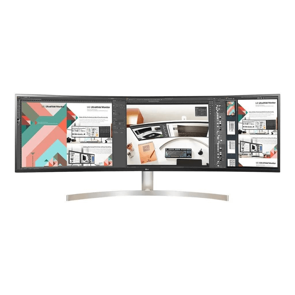 LG UltraWide 49-inch 5120 x 1440p Dual QHD 32:9 5ms 60Hz AH-IPS LED Curved Monitor 49WL95C