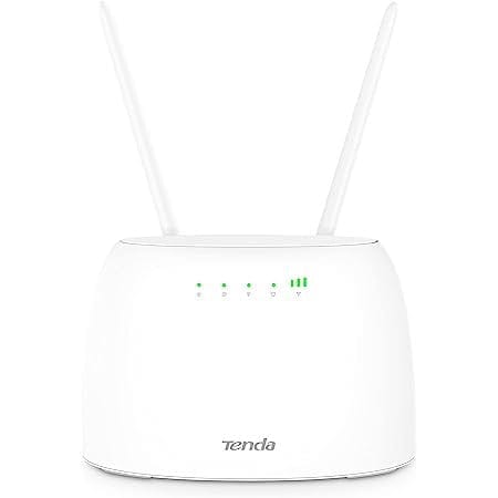 Tenda 4G07 4G Wireless Router - Dual-band 2.4 GHz and 5 GHz Gigabit Ethernet White