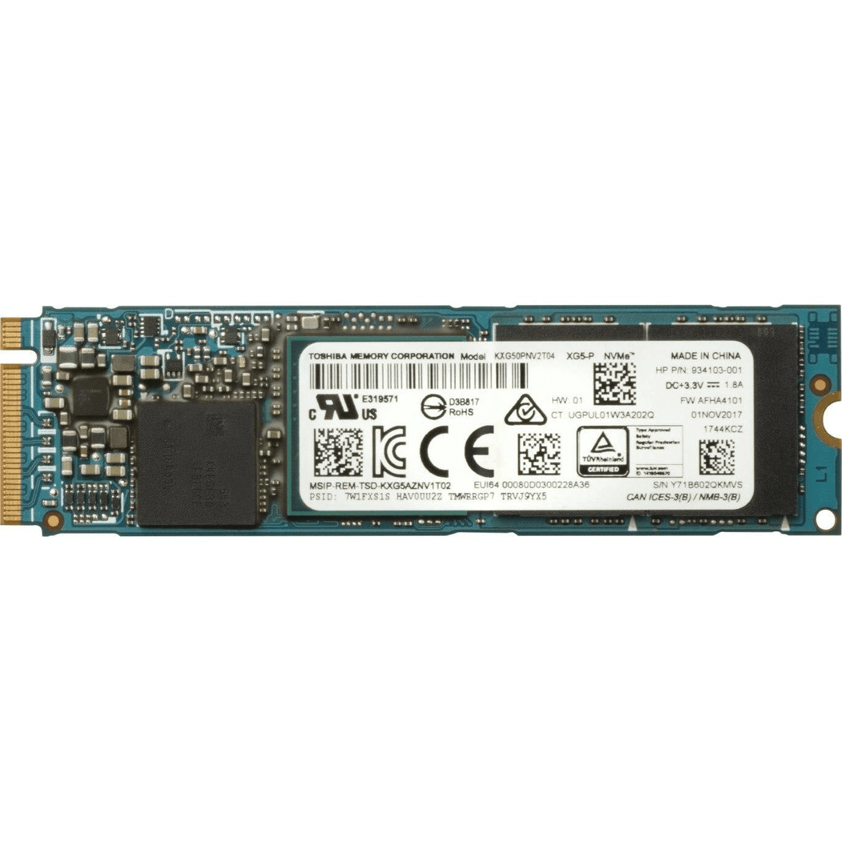 HP Z Turbo Drive Quad Pro 1TB M.2 PCI Express Internal SSD 4YZ37AA