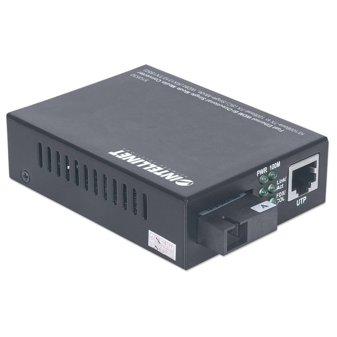 Intellinet 510530 WDM Bi-Directional Single Mode Media Converter