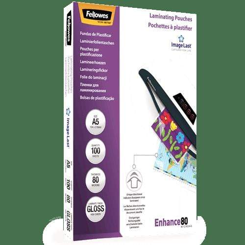 Fellowes ImageLast A5 80 Micron Laminating Pouch 100-pack 5306002