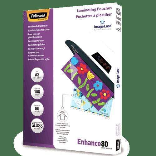 Fellowes ImageLast A3 80 Micron Laminating Pouch 100-pack 5306207