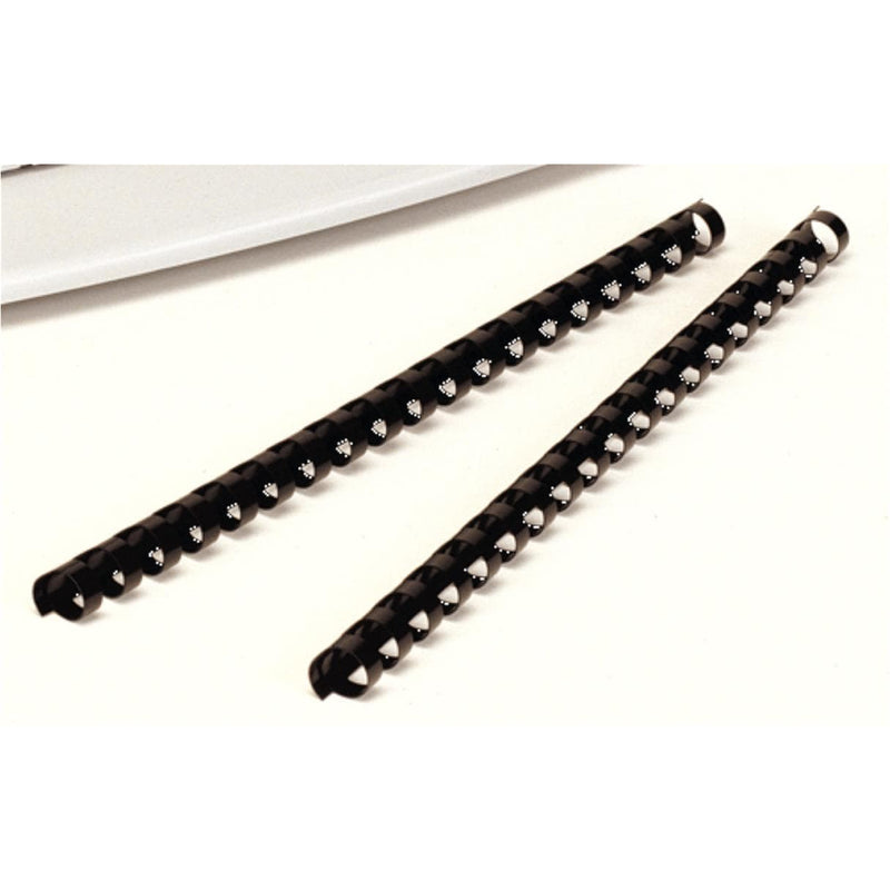 Fellowes 14mm Plastic Binding Combs Black 5346907