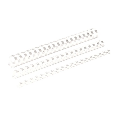 Fellowes 32mm Plastic Binding Combs White 5349002