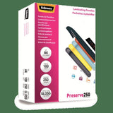 Fellowes A4 Glossy 250 Micron Laminating Pouch 100-pack 5401802