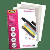 Fellowes A4 Glossy 250 Micron Laminating Pouch 100-pack 5401802