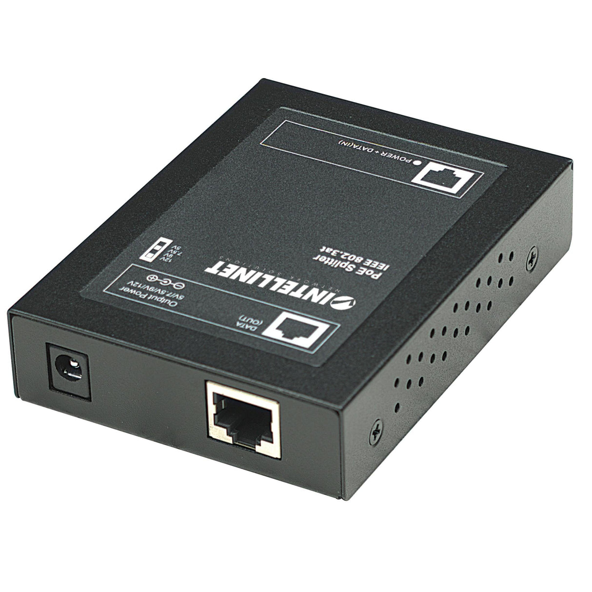 Intellinet Power over Ethernet (PoE+) Splitter, IEEE802.3at, 5, 7.5, 9 or 12 V DC output voltage