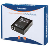 Intellinet Power over Ethernet (PoE+) Splitter, IEEE802.3at, 5, 7.5, 9 or 12 V DC output voltage