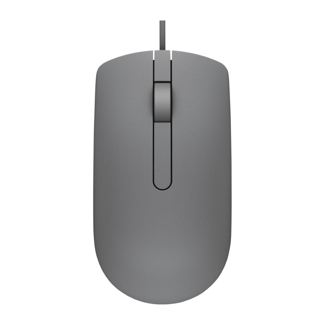 Dell MS116 Wired Optical Mouse Grey 570-AAIT