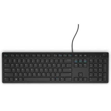 Dell KB216 Keyboard USB QWERTY US International Black 580-ADHY